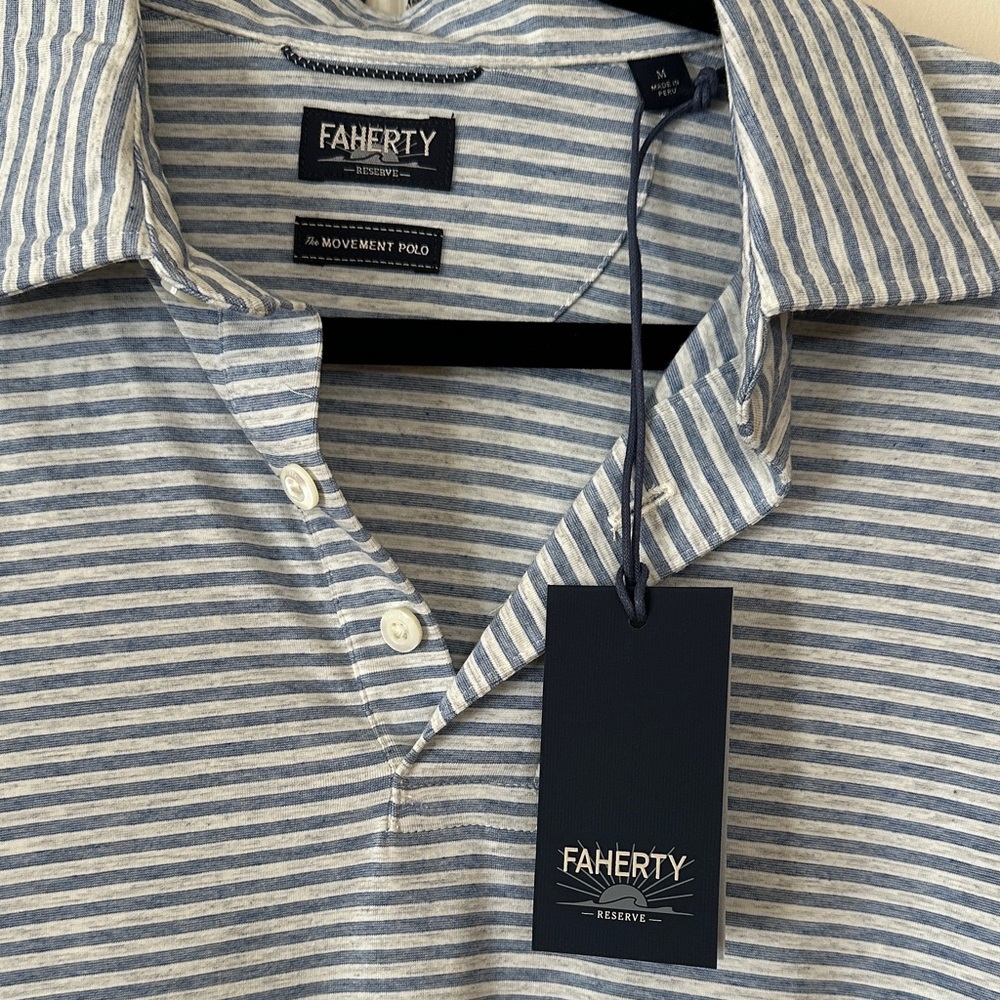 Faherty Movement Polo Shirt - Picture 2 of 4